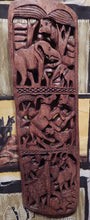 Wall decoration handcrafted from Mukwa wood