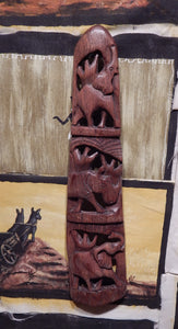 Wall decoration from Teak wood
