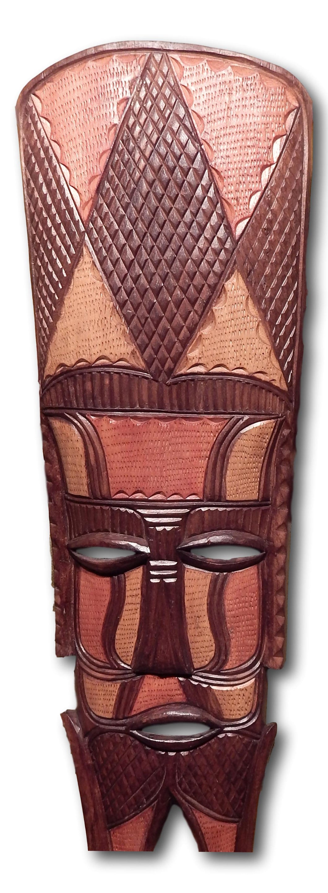 Mask art decoration handcrafted from Teak wood