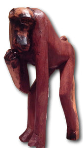 Monkey handcrafted from Teak wood