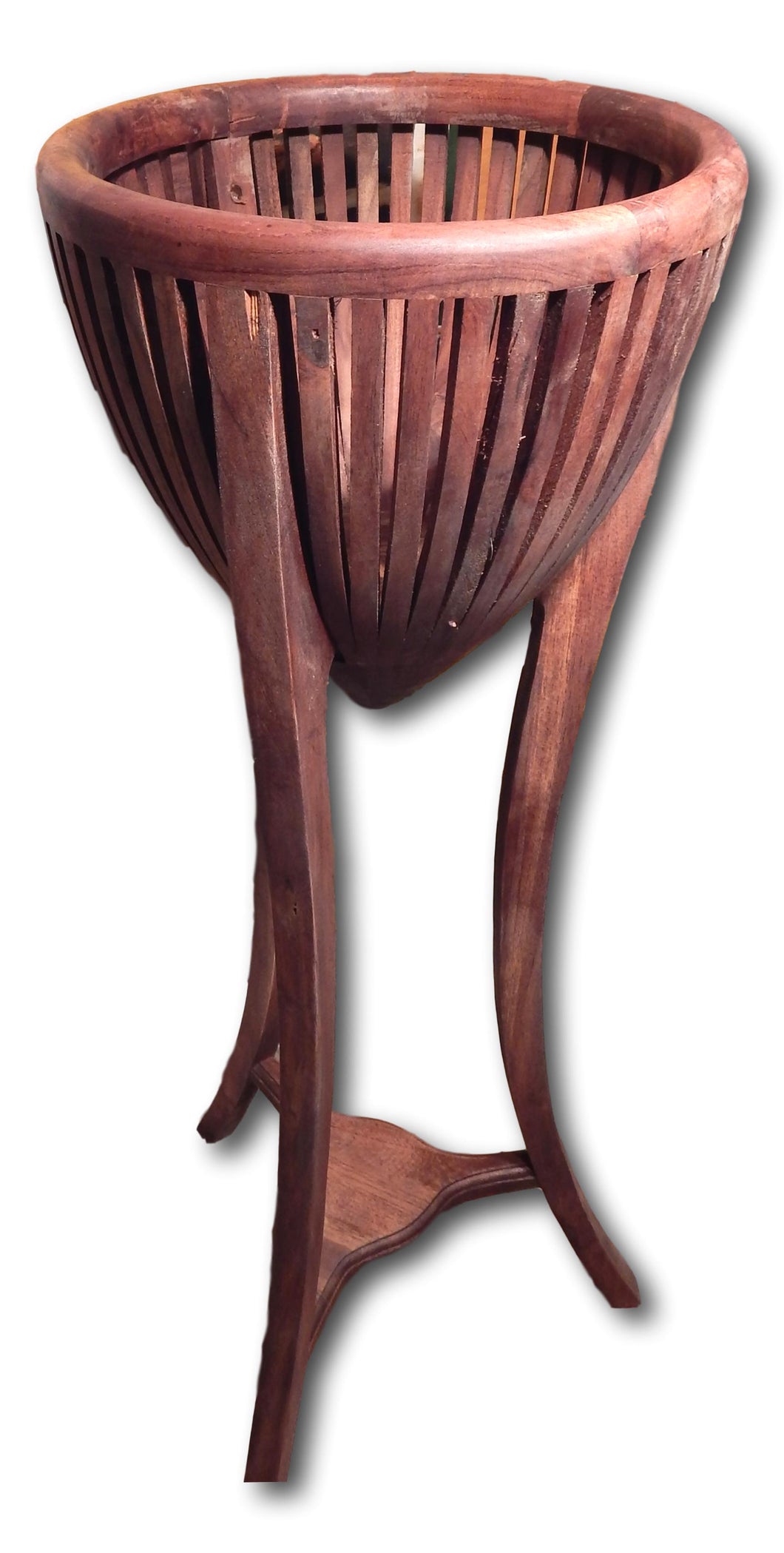 Plant holder handcrafted from Teak wood