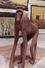 Monkey hand carving from Seringa wood