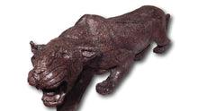 Carved Ironwood Full Size Leopard Master Carving Zimbabwe