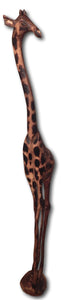 Giraffe handcrafted from Seringa wood