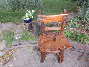 Teak Patio & Garden Furniture Gnarly Chair | Roots Cabinets & Tiles