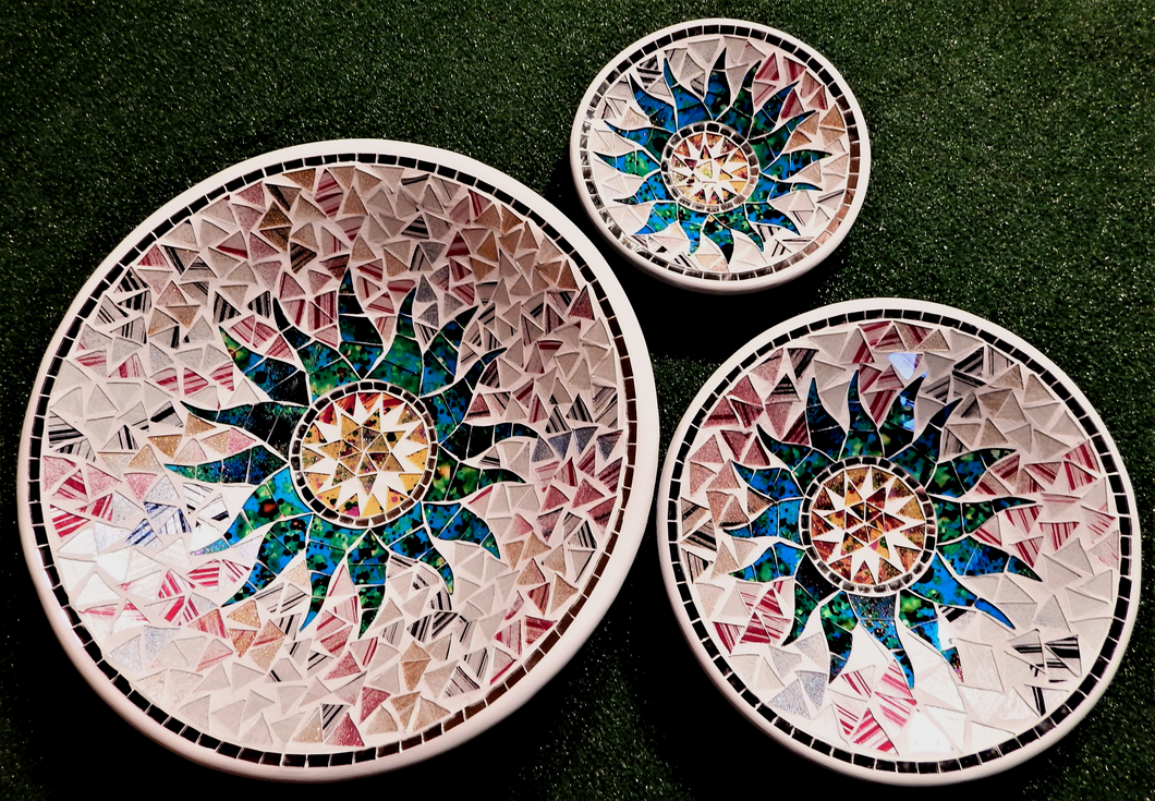 Mosaic bowl set 