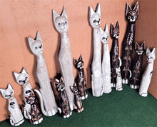 Wooden Kitten Decor Statue | Roots Cabinets & Tiles funny Cats hand painted, brown wooden kittens & cats, grey wooden cats & kittens handcrafted from salvaged wood for the delightful Roots Home Decor Kitten & Cat Wood Collection
