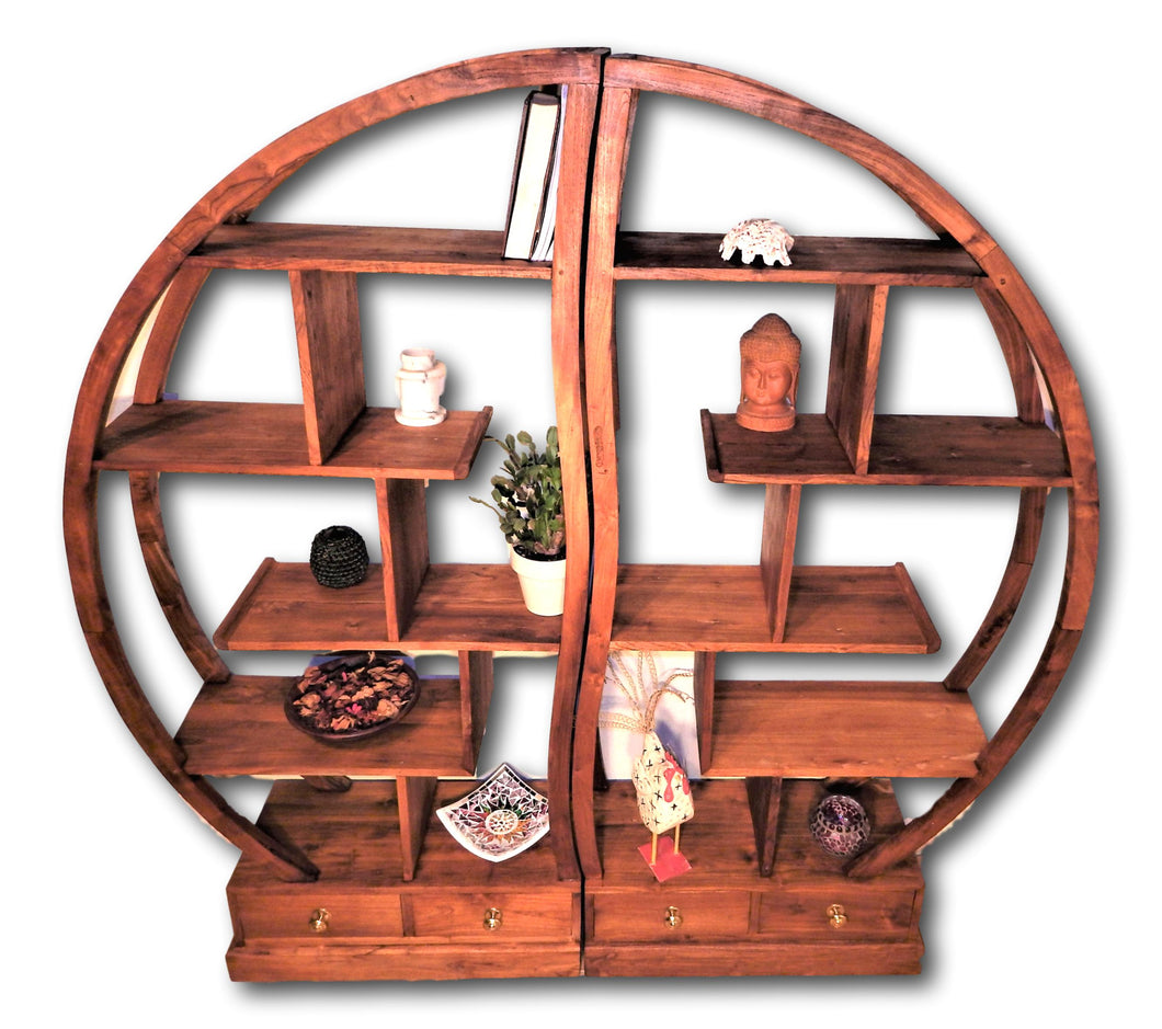 Solid teak bookcase in San Francisco | Roots Hardwood Furniture & Tile