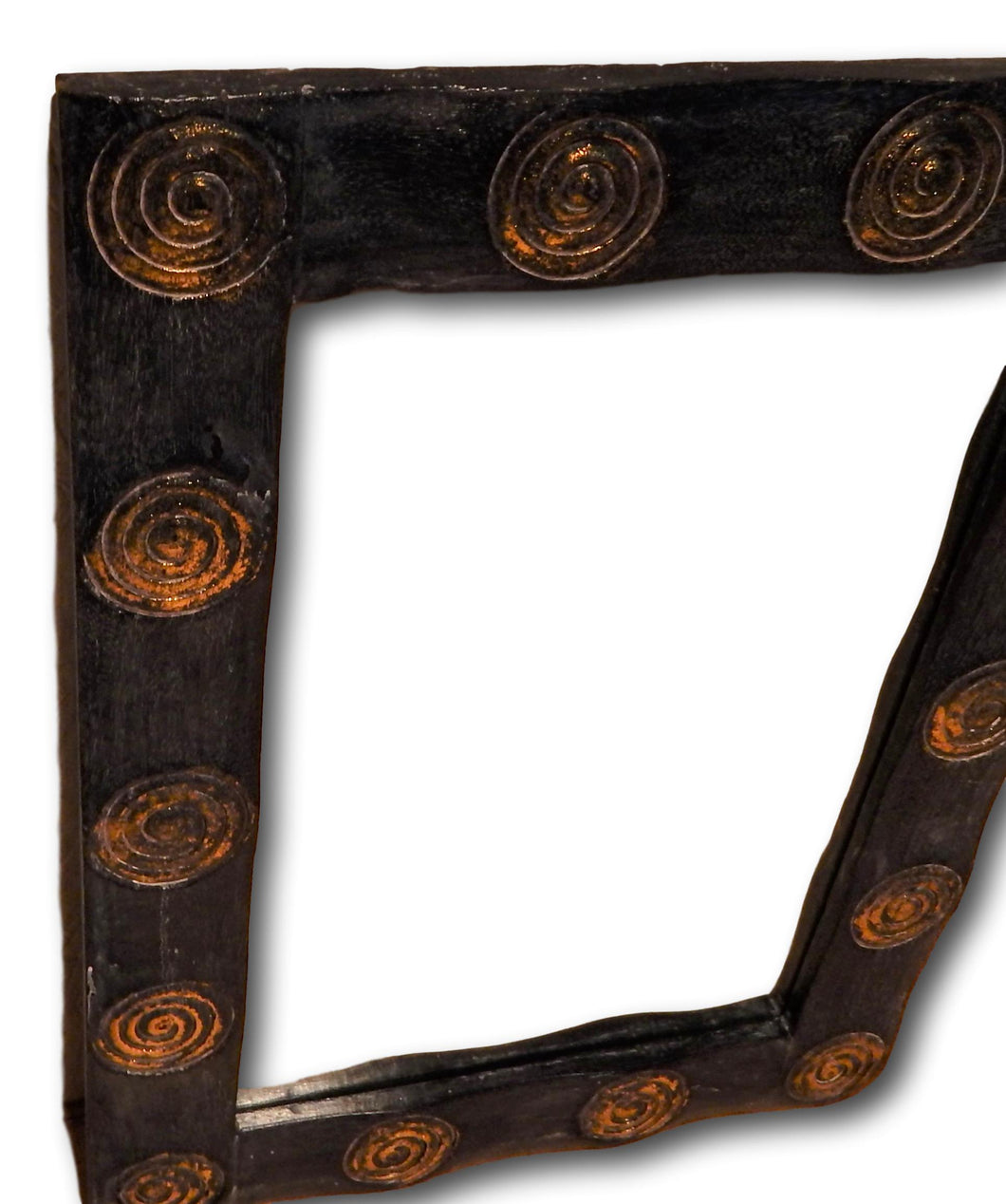 Wall mirror in frame handcrafted from Reclaimed wood