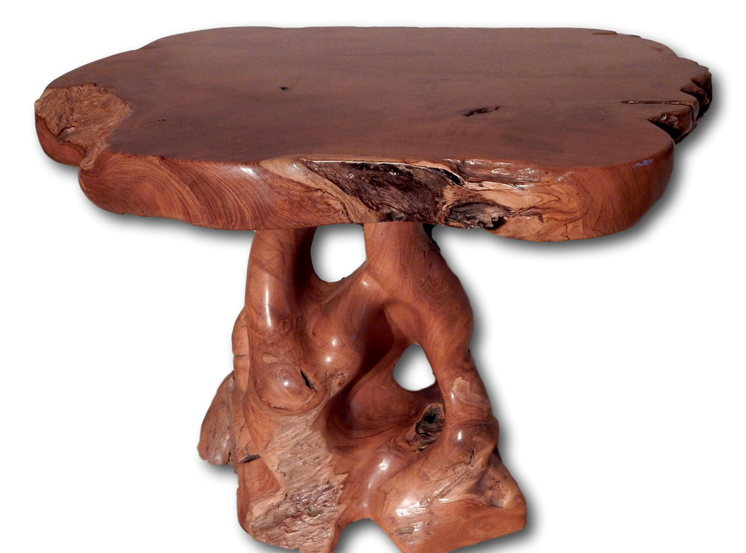 Live Edge Teak Patio Tables | Roots Furniture Cabinets & Tile