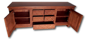 Hand Carved Teak Furniture Credenza: Seattle's Roots Cabinets & Tiles for delightful handcrafted teak credenza's, solid teak wood sideboard & credenza, reclaimed teak wood credenza, teak wood dining room credenza, modern teak credenza, teak shaker 