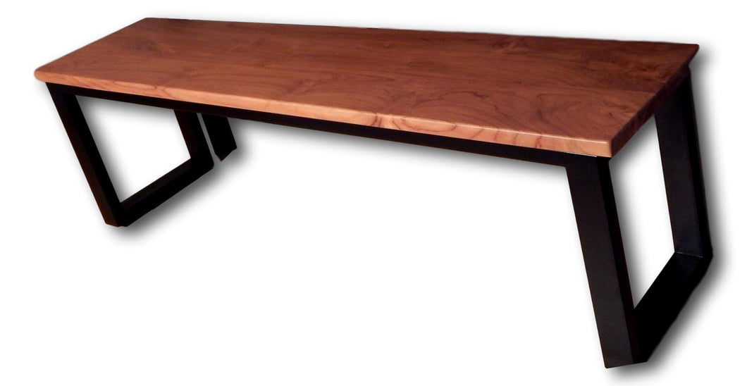 Teak bench with metal in New York | Roots Hardwood Furniture & Tiles