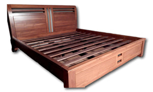 Teak wood beds & bed frame in San Diego | Roots Hardwood Furniture & Tiles