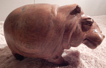 Hippo handcrafted from Teak wood