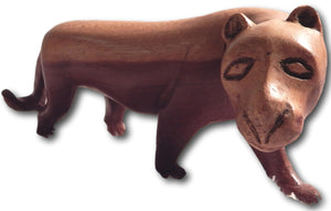 Lioness Nala handcrafted from Teak wood