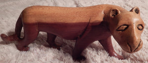 Lioness Nala handcrafted from Teak wood