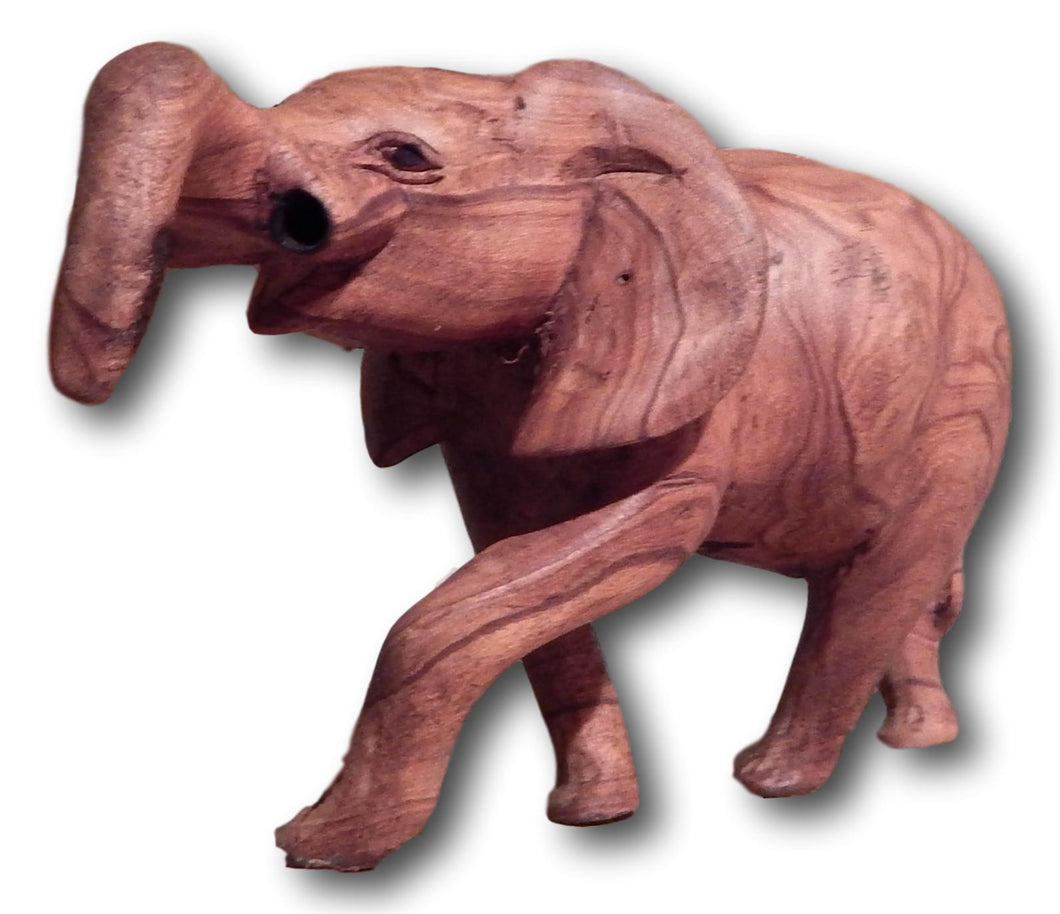 Elephant Wood Carving Sculpture 2: Roots Cabinets & Tile