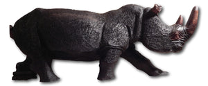 Rhino sculpture from Iron wood