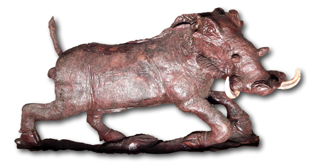 Warthog Pumba handcrafted from Iron wood