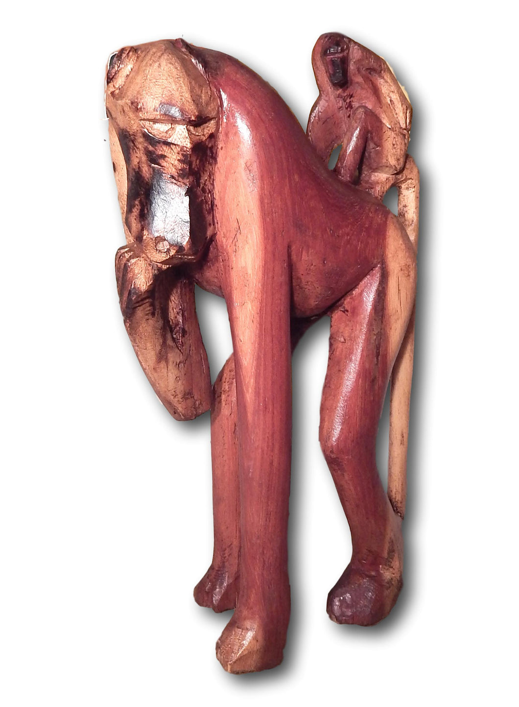 Seattle ~ Furniture | Roots Home Decor Collection | Baboon with baby handcrafted from Teak wood